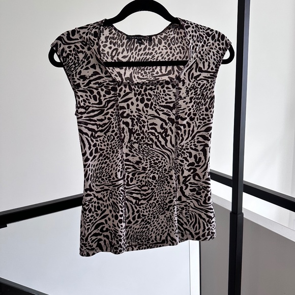Leopard Animal Print Top - Picture 1 of 3